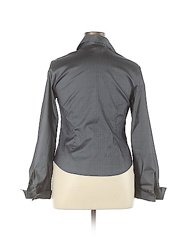 Aqua Blues Long Sleeve Button-Down Shirt (view 2)