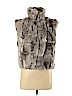 Adrienne Landau 100% Rabbit Gray Vest Size M - photo 1