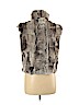 Adrienne Landau 100% Rabbit Gray Vest Size M - photo 2