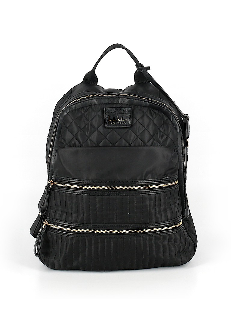 Nicole Miller New York Solid Black Backpack One Size - 33% off | thredUP