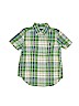 Ralph Lauren 100% Cotton Green Short Sleeve Button-Down Shirt Size 3 - photo 1