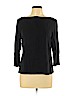 Lord & Taylor Black 3/4 Sleeve Silk Top Size L (petite) - photo 1