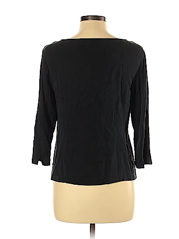 Lord & Taylor 3/4 Sleeve Silk Top (view 2)