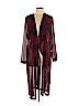 Forever 21 100% Polyester Burgundy Kimono Size L - photo 1