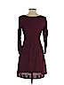 American Eagle Outfitters Burgundy Casual Dress Size XS - photo 2