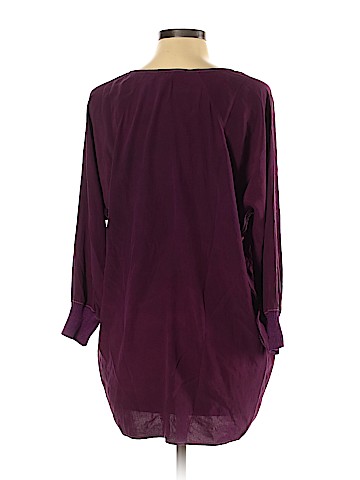 Vince. Long Sleeve Silk Top (view 2)