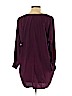 Vince. Purple Long Sleeve Silk Top Size L - photo 2