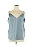 Express Outlet 100% Polyester Gray Sleeveless Blouse Size XL - photo 1