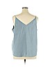 Express Outlet 100% Polyester Gray Sleeveless Blouse Size XL - photo 2