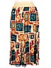 C.M. Shapes 100% Rayon Tan Casual Skirt Size 3X - photo 2