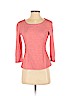 Lafayette 148 New York Orange 3/4 Sleeve Top Size 4 - photo 1