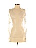 Free People 100% Nylon Tan Long Sleeve Blouse Size S - photo 1