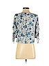 H&M Blue 3/4 Sleeve Blouse Size 4 - photo 2