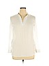 Assorted Brands White Long Sleeve Blouse Size XL - photo 1