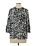 Karl Lagerfeld Paris 100% Polyester Ivory Long Sleeve Blouse Size M - photo 1