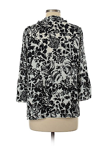 Karl Lagerfeld Paris Long Sleeve Blouse (view 2)