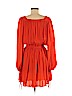 Michael Kors 100% Silk Orange Casual Dress Size 6 - photo 2