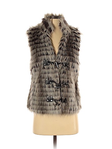 MICHAEL Michael Kors Faux Fur Vest (view 1)