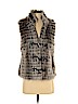 MICHAEL Michael Kors Gray Faux Fur Vest Size S - photo 1