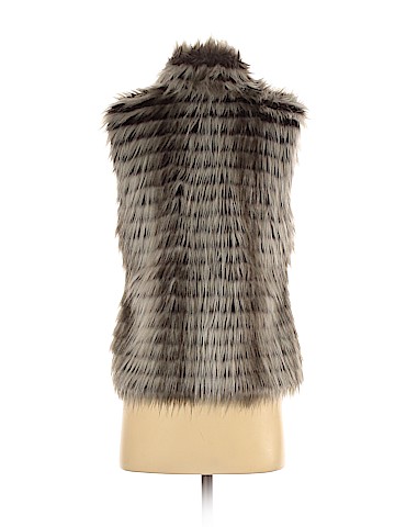 MICHAEL Michael Kors Faux Fur Vest (view 2)