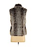 MICHAEL Michael Kors Gray Faux Fur Vest Size S - photo 2