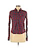 Hollister 100% Cotton Red Long Sleeve Button-Down Shirt Size M - photo 1