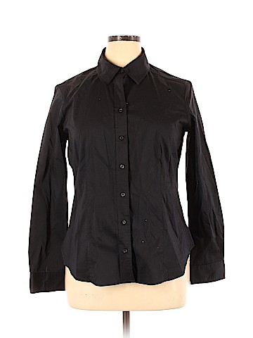 New York & Company Long Sleeve Button-Down Shirt (view 1)