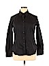 New York & Company Black Long Sleeve Button-Down Shirt Size XL - photo 1