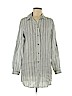 Tory Burch 100% Linen White Long Sleeve Button-Down Shirt Size M - photo 1