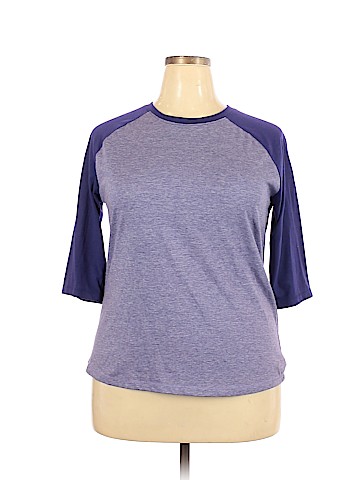 Danskin Now 3/4 Sleeve T-Shirt (view 1)