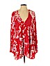 Free People 100% Rayon Red Casual Dress Size S - photo 1