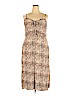 Wild Fable 100% Rayon Tan Casual Dress Size 2X - photo 1