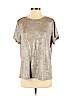 H&M Tan Short Sleeve Top Size M - photo 1