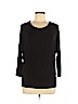 Rachel Zoe Black 3/4 Sleeve T-Shirt Size M - photo 1