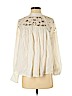 Free People Ivory Long Sleeve Blouse Size XS - photo 1