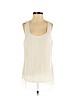 Walter 100% Silk White Sleeveless Silk Top Size 0 - photo 1