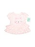 Child of Mine by Carter's Animal Print Graphic Pink Dress Size 3-6 mo - photo 1