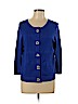 Ellen Tracy Blue Cardigan Size L - photo 1