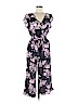 Hot Kiss 100% Rayon Blue Jumpsuit Size M - photo 1