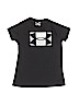 Under Armour 100% Polyester Solid Black Active T-Shirt Size L (youth) - photo 1