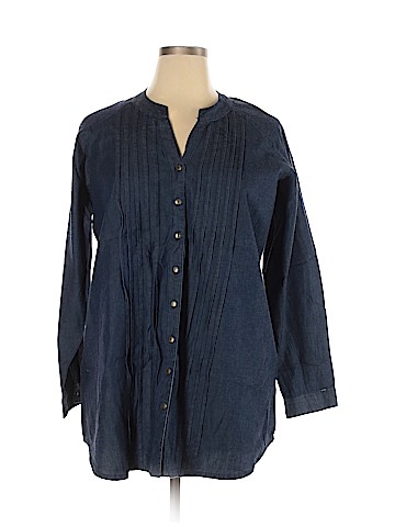 Woman Within Long Sleeve Blouse (view 1)