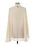 Haute Hippie 100% Silk Ivory Long Sleeve Silk Top Size M - photo 2