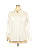 Old Navy 100% Cotton White Long Sleeve Button-Down Shirt Size XXL - photo 1