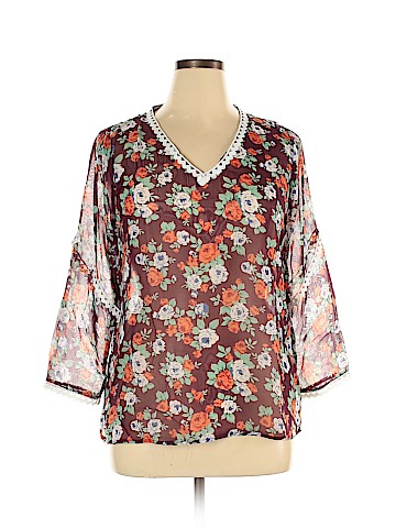 Assorted Brands 3/4 Sleeve Blouse (view 1)