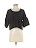 Madewell 100% Cotton Black 3/4 Sleeve Top Size S - photo 1