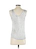Topshop Silver Sleeveless Blouse Size 4 - photo 2