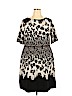 Adrianna Papell Black Casual Dress Size 18 - photo 1