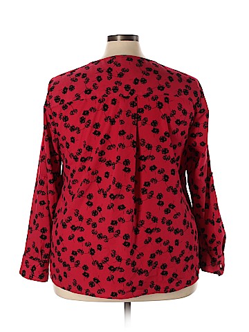 Lane Bryant Outlet Long Sleeve Blouse (view 2)