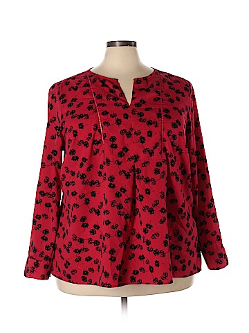 Lane Bryant Outlet Long Sleeve Blouse (view 1)