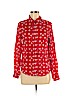 & Other Stories 100% Lyocell Red Long Sleeve Button-Down Shirt Size 8 - photo 1